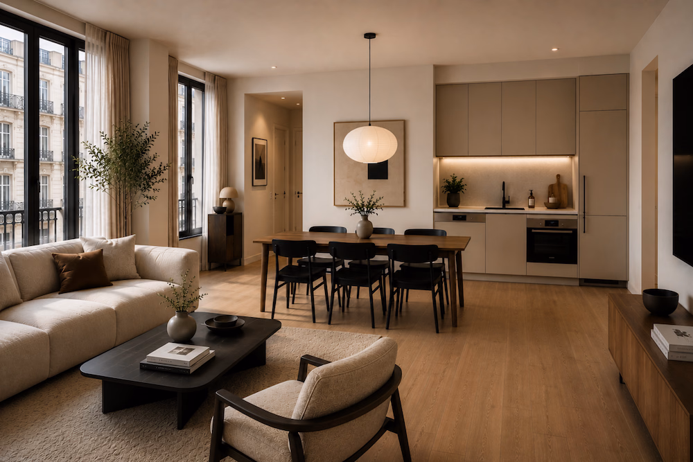 Open loft apartment preview